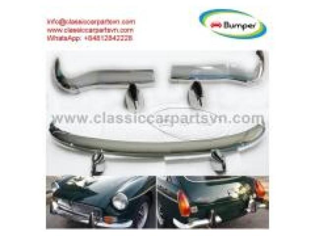 MGB GT Split 1970 bumpers by stainless steel new